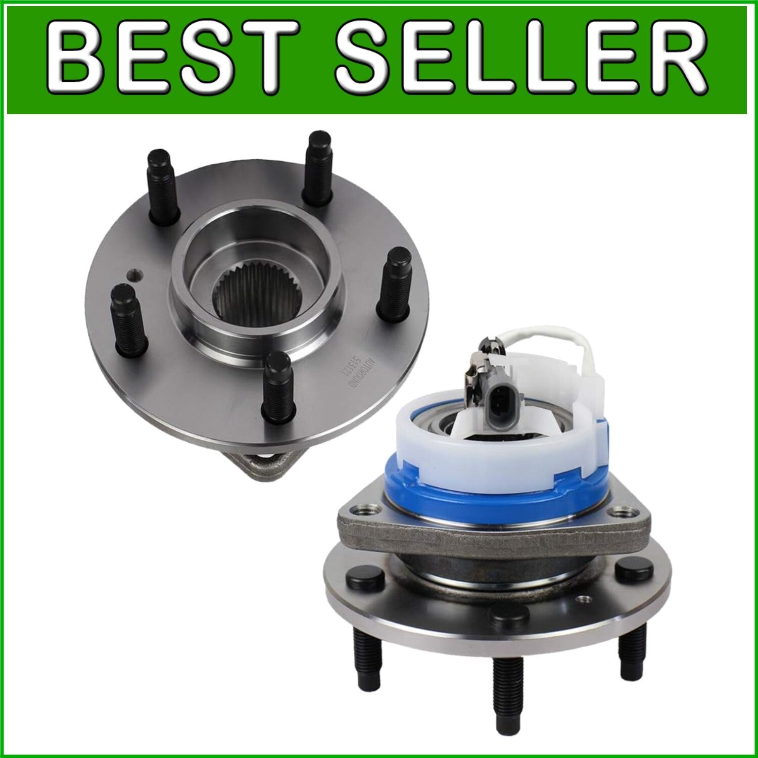 Durable Wheel Hub Bearing Assembly Compatible with Impala & DeVille - Set of 2