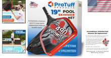 Load image into Gallery viewer, Ultimate ProTuff 19" Pool Cleaning Net - Strong Aluminum Frame &amp; Quick Attach