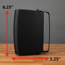 Load image into Gallery viewer, Stylish Black 4" 3-Way Speakers for Home, Pool, Patio, Garage - All Weather Use