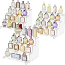 Load image into Gallery viewer, 12-Inch Clear Plastic Display Stand - Tool-Free Assembly for Organizing &amp; Decor