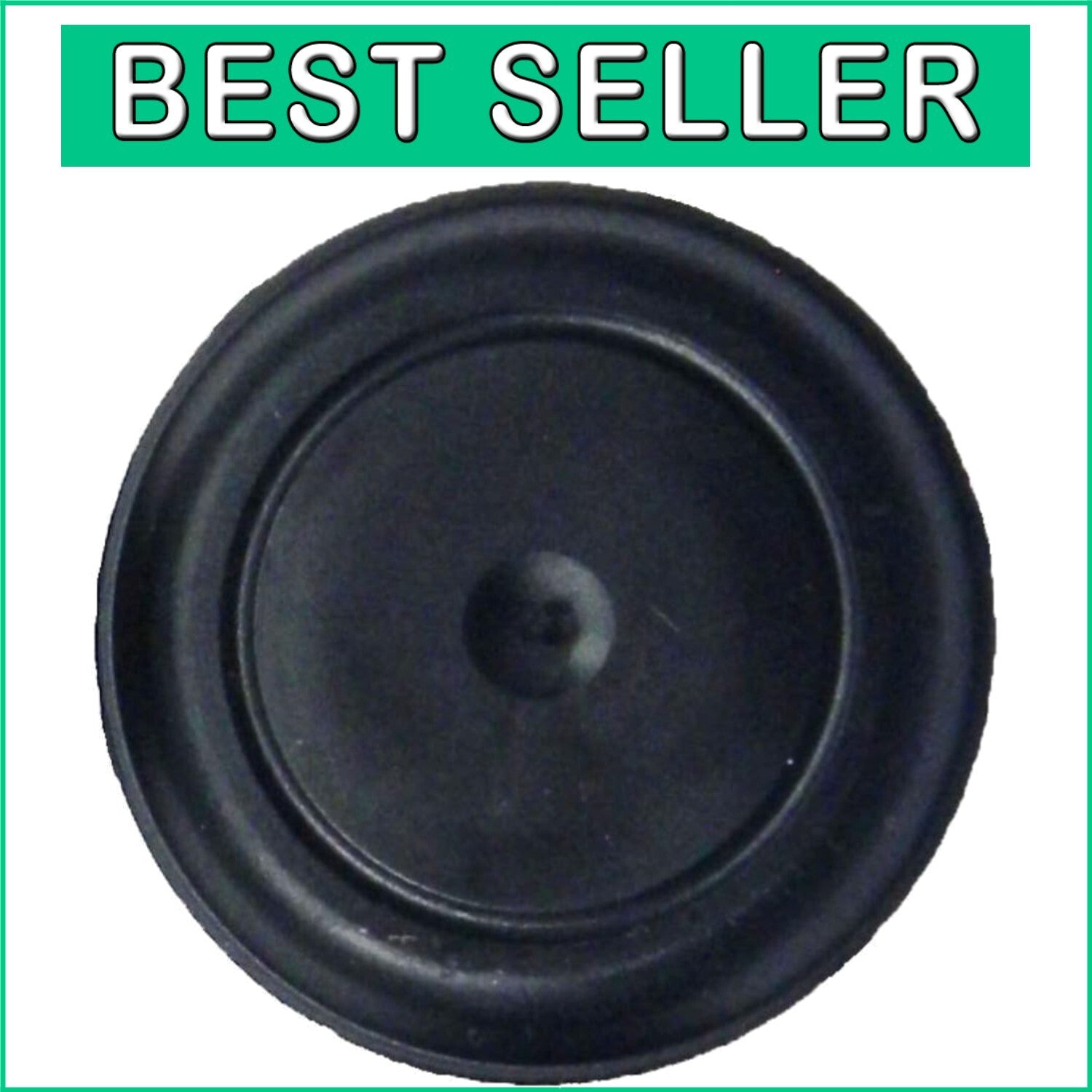 Durable 1" Black Rubber Plugs - 100 Count for Flush Mount Holes - Made in USA