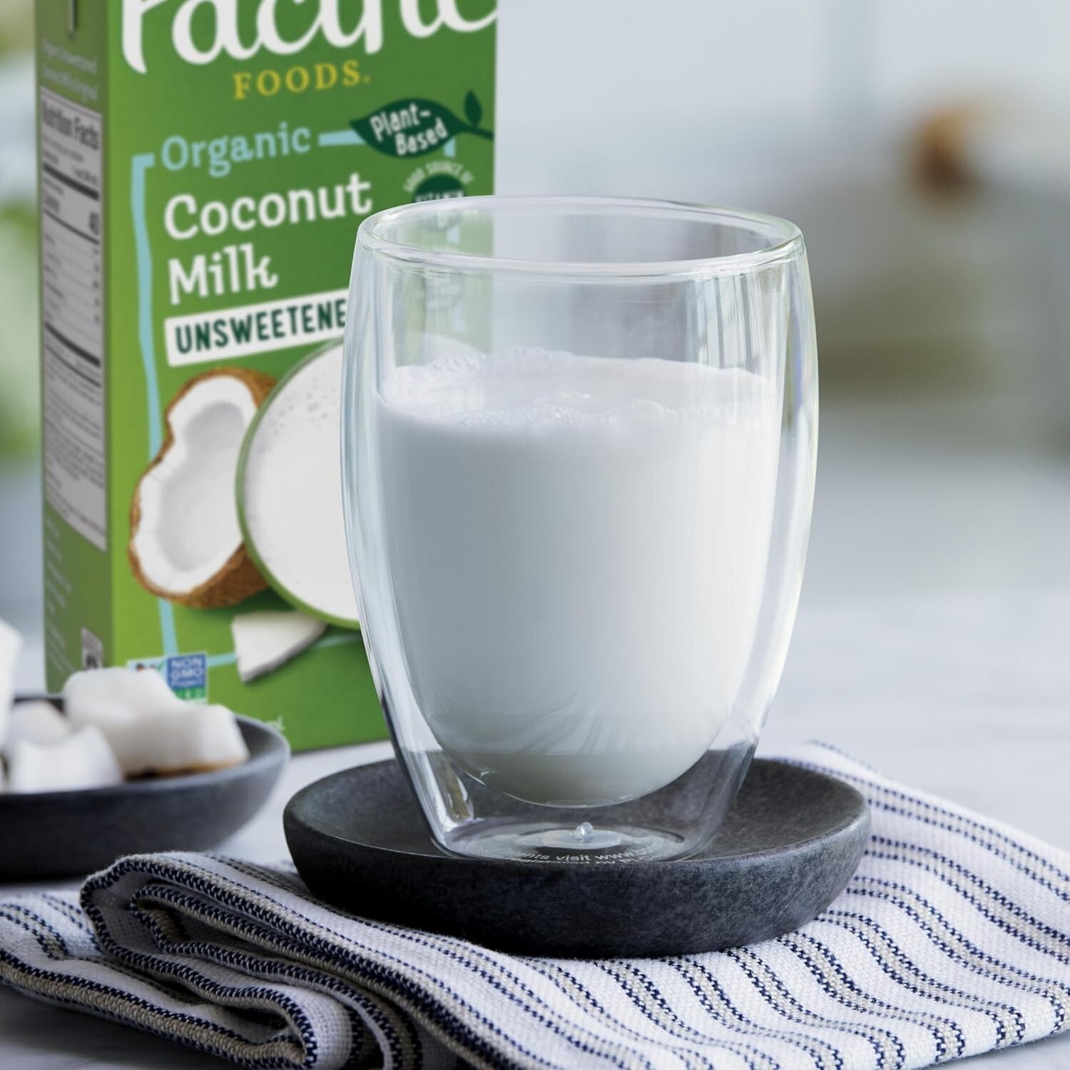 Delicious Plant-Based Coconut Milk - 32 oz Cartons, 12 Pack for Versatile Use