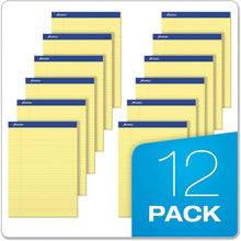 Load image into Gallery viewer, Pack of 24 Perforated Canary Writing Pads, 50 Sheets - Legal Ruled, 8.5x11.75