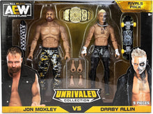 Load image into Gallery viewer, Collectible Darby Allin &amp; Jon Moxley Action Figures with Championship Title Belt