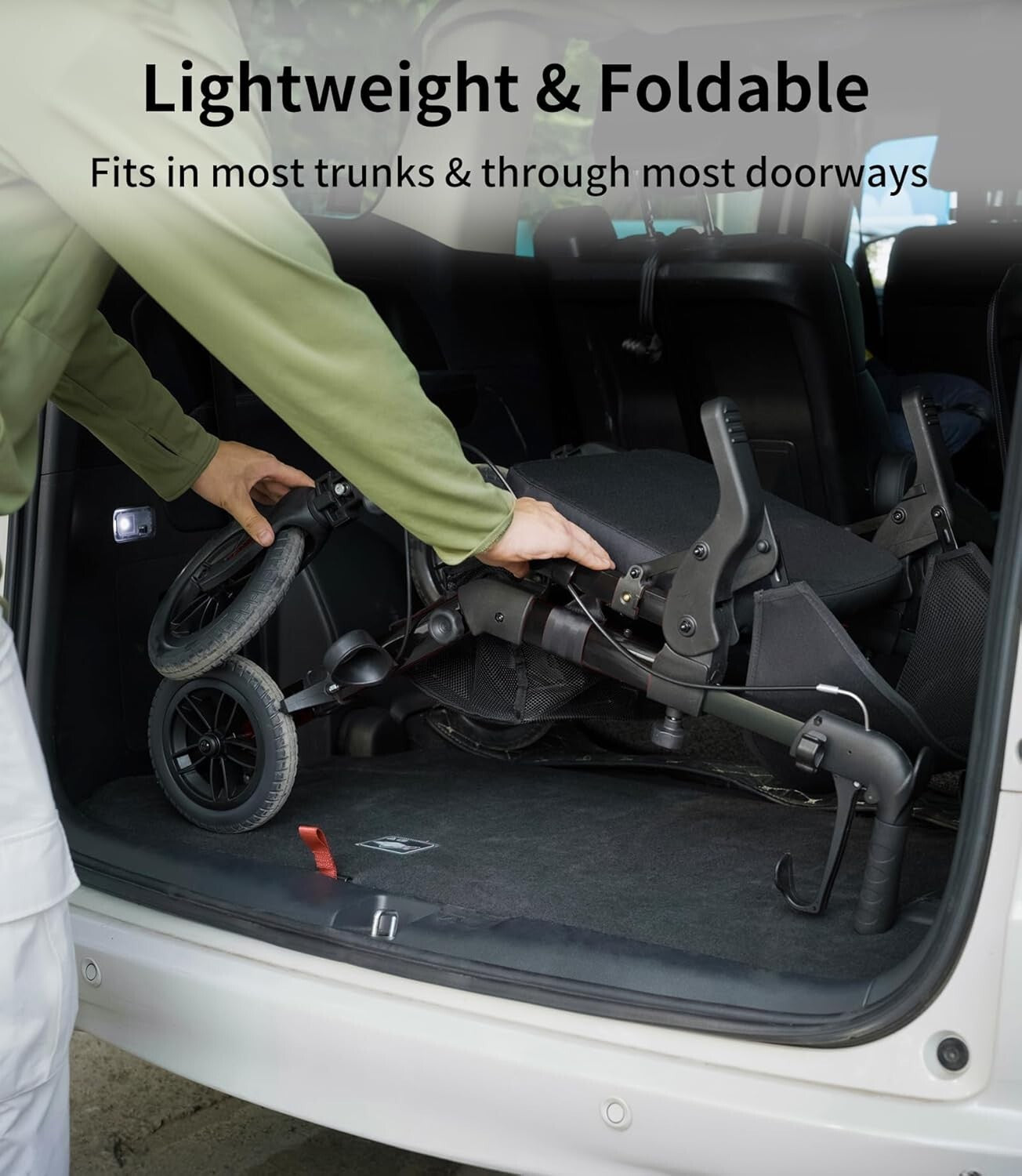 Folding 2-in-1 Walker Wheelchair for Seniors - Portable, Durable & All Terrain