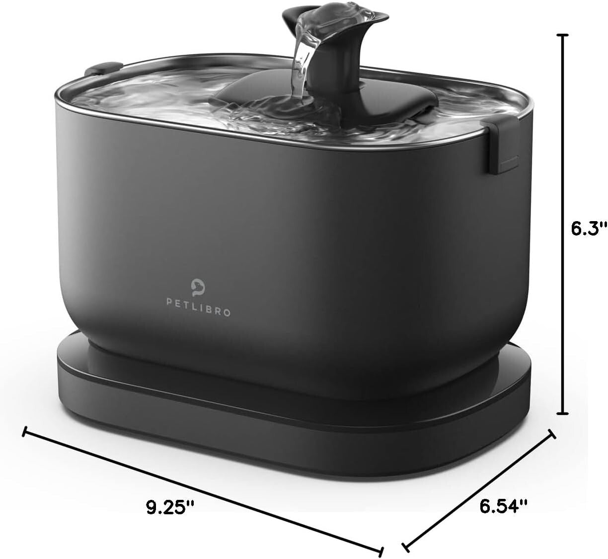 Elegant 2.5L Cat Water Fountain - Wireless, Easy Clean, Premium Stainless Steel