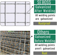 Load image into Gallery viewer, Premium 36''x50' Galvanized Wire Cloth Roll - Ideal for Chicken Coops &amp; Gardens