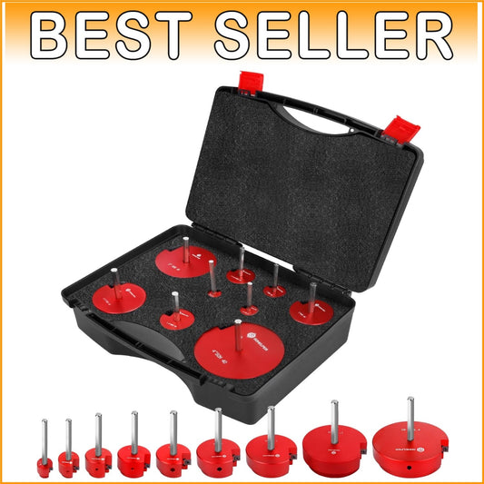 Durable aluminum 9-Piece Pipe Reamer Set: 1/2 to 4 Inch Sizes, Easy Transport