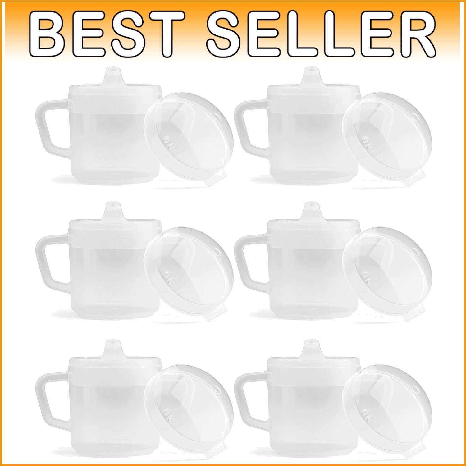 Easy Grip 8oz Adult Sippy Cup - Spill-Resistant, Perfect for Limited Mobility