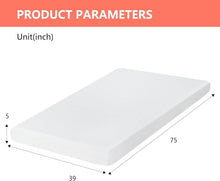 Load image into Gallery viewer, Twin Gel Memory Foam Mattress - 3-Layer Design for Ultimate Comfort and Support