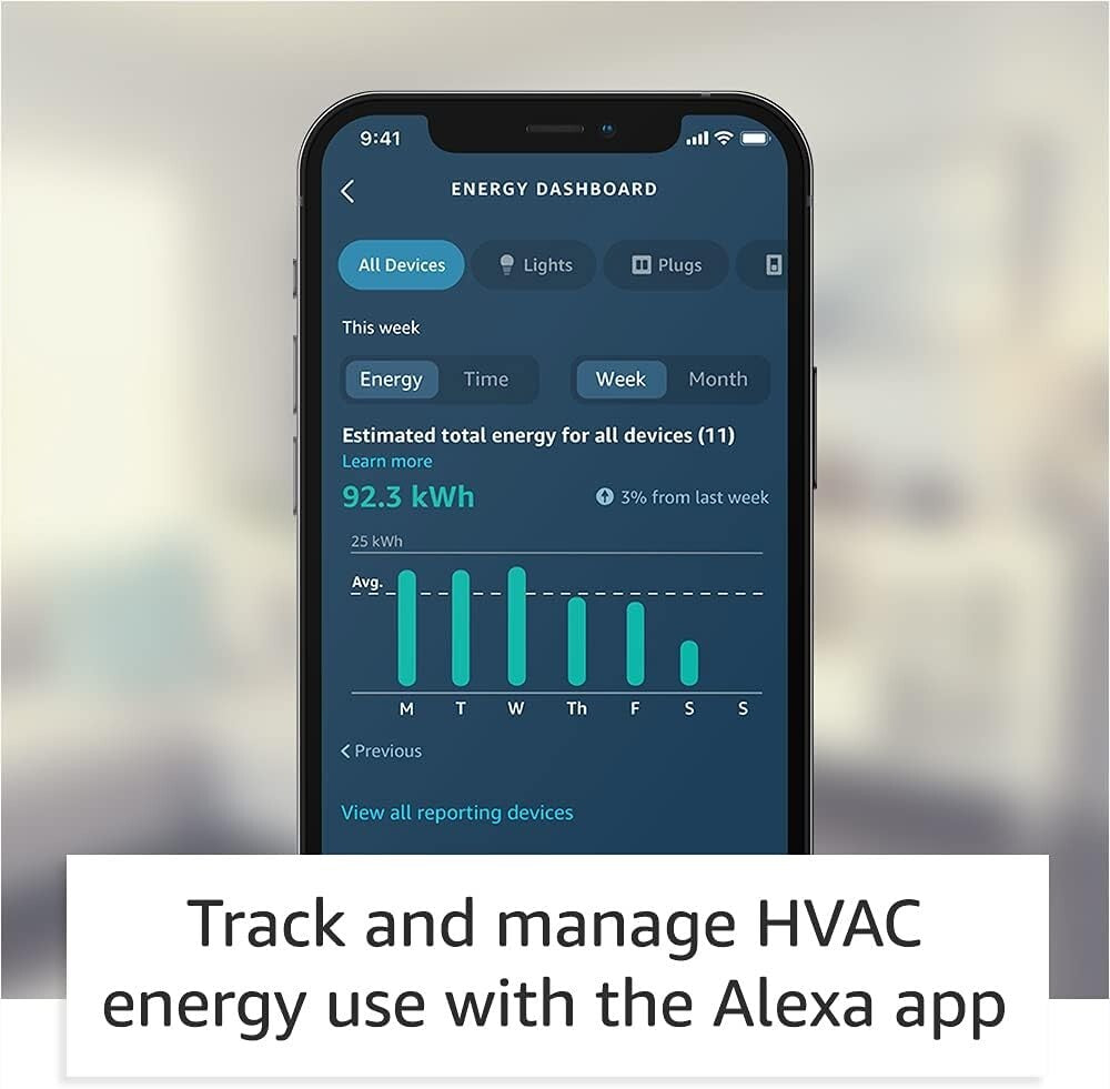 Amazon Smart Thermostat - Energy-Efficient Control with Alexa Integration