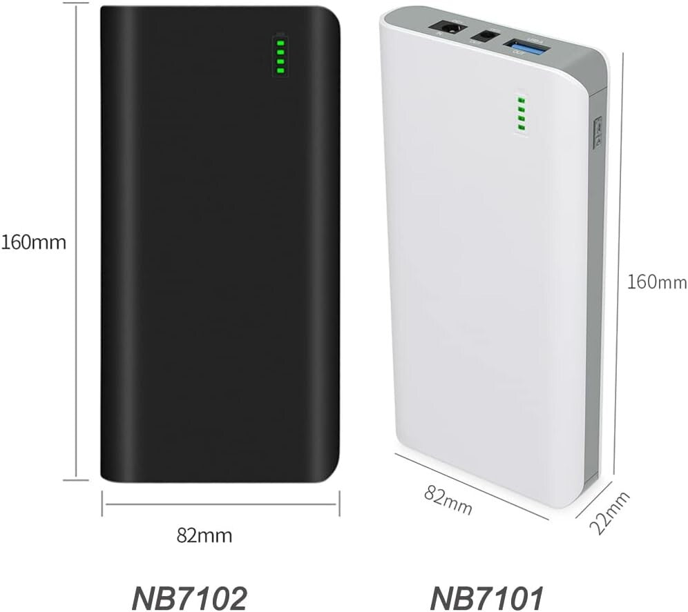 Lightweight 17500mAh Lithium-Ion Battery Pack with LED Indicator - Travel Ready