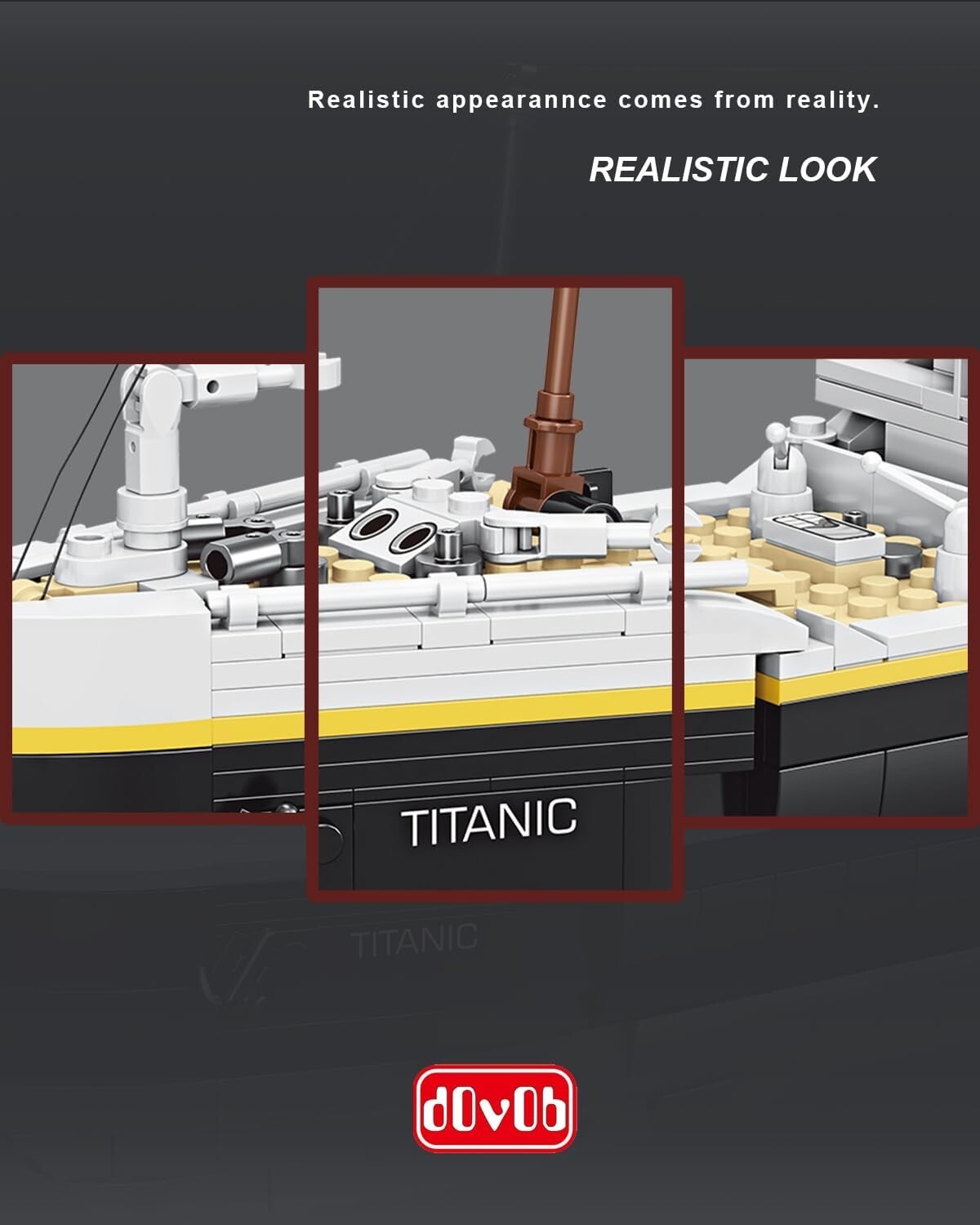 Detailed Titanic Model Building Set - 2022 High-Quality Blocks for Collectors