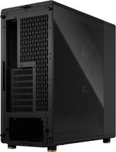 Load image into Gallery viewer, Stylish North Charcoal Black Tempered Glass Case - Customizable &amp; Efficient