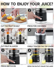 Load image into Gallery viewer, Compact Rechargeable Juicer with USB Charging - Ideal for Outdoor Citrus Juicing