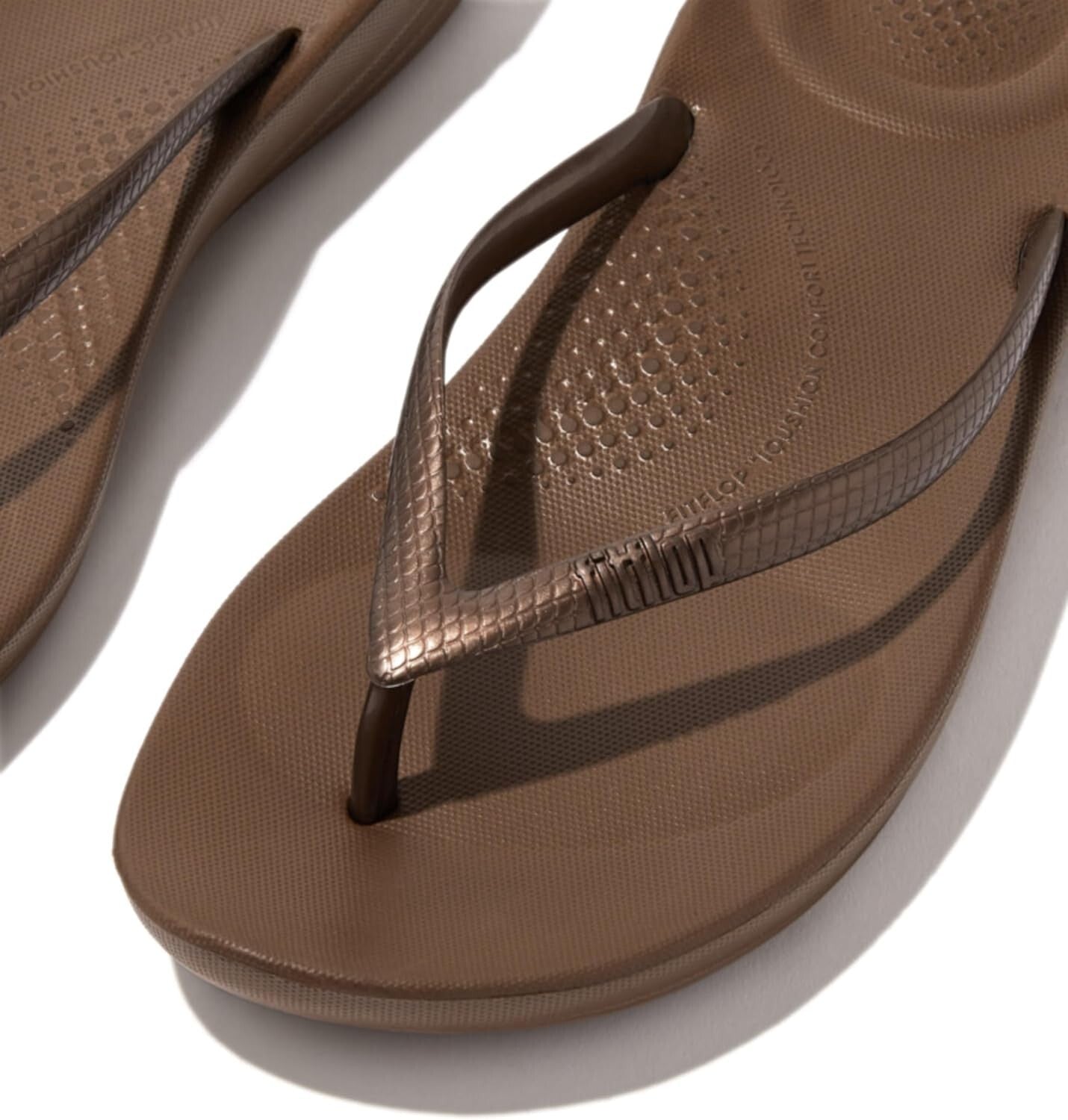 Lightweight iQushion Flip-Flops with Ergonomic Footbed - Perfect Summer Sandals