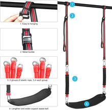 Load image into Gallery viewer, Heavy Duty Pull-Up Assistance Bands with Adjustable Knee Rest for Easy Training
