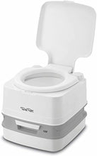 Load image into Gallery viewer, Elegant White 135 Floor-Mounted Portable Toilet – Ideal for RVs, Boats, and Vans