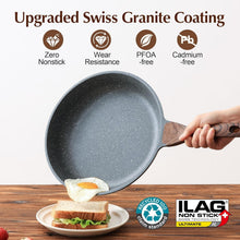 Load image into Gallery viewer, Elegant 12.5-Inch Nonstick Pan with Tempered Lid - Perfect for Kitchen Mastery