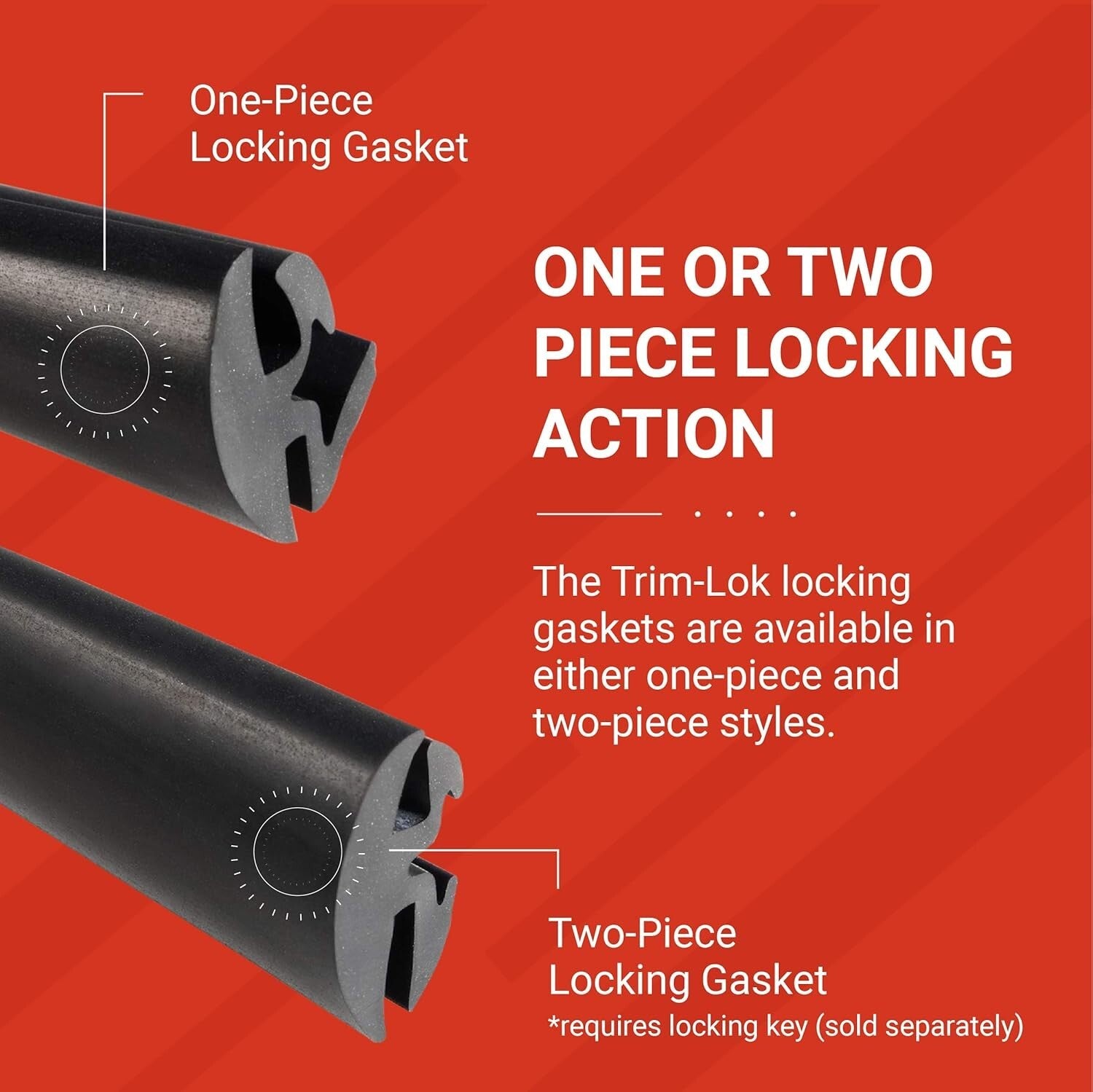 Versatile 25' EPDM Rubber Window Gasket - One-Piece Locking Seal for Windshields