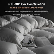 Load image into Gallery viewer, King Size Cooling Bed Insert - Luxury Down Feather Duvet for Year-Round Comfort