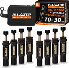 Load image into Gallery viewer, Adjustable Auto-Stop Tire Deflator Kit 10-30 PSI - Offroad Adventure Essential