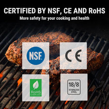 Load image into Gallery viewer, Precision Wireless Meat Thermometer with Dual Probes for Outdoor Cooking &amp; BBQ