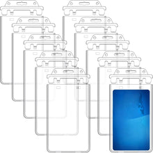 Load image into Gallery viewer, 100 Pack Heavy Duty Clear ID Badge Holders with Permanent Locking - 2.4 x 4.2 in