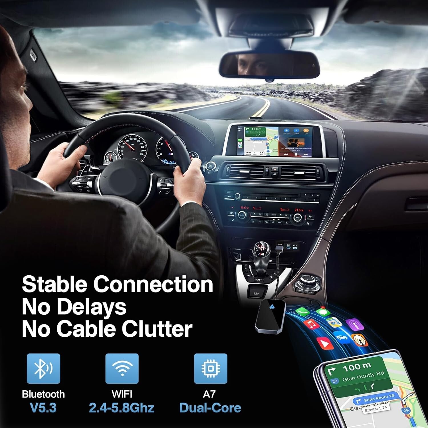 Wireless Android Auto Adapter: Transform Wired Control into Effortless Wireless