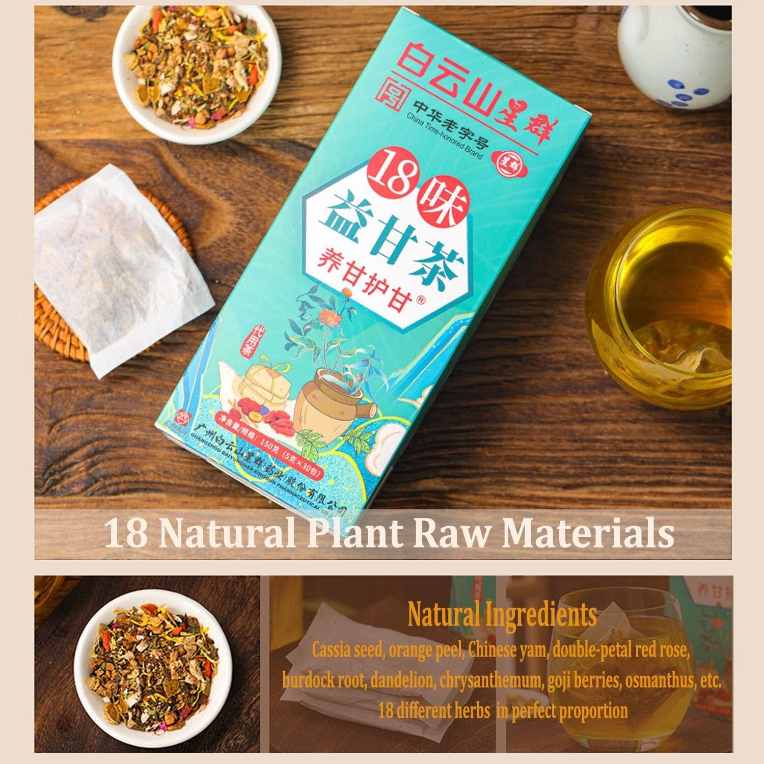 Daily Liver Support Tea with Natural Ingredients – Pack of 90 Individual Bags