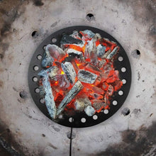 Load image into Gallery viewer, Heavy-Duty Cast Iron Charcoal Plate for XL Big Green Egg - Clog-Resistant Design