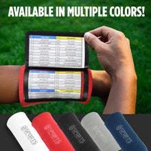 Load image into Gallery viewer, Versatile Adult Triple Wrist Coach - 10 Pack Wristbands for Football &amp; Baseball