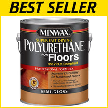 Load image into Gallery viewer, Premium Clear Semi-Gloss Wood Finish - Fast Drying Polyurethane, 350 VOC, Gallon