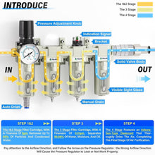 Load image into Gallery viewer, 4-Stage Industrial Air Drying System - 0-240 PSI Moisture Control Solution