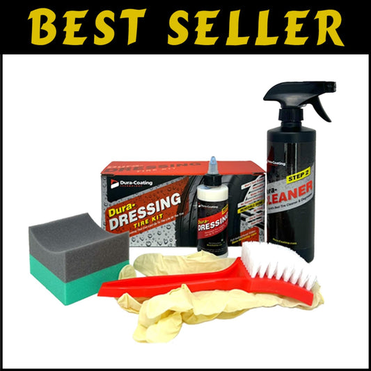 Dura-Cleaner & Tire Shine Applicator Set—Made in the USA for Ultimate Tire Care