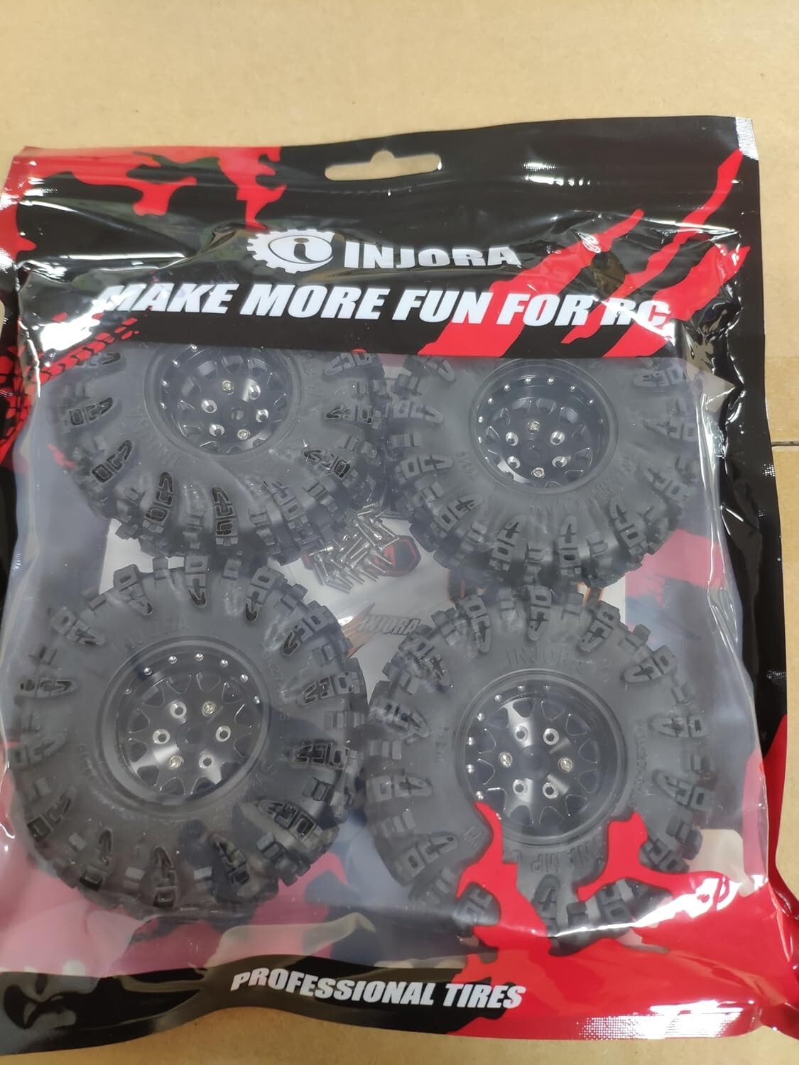 High-Performance 1.3" Wheel Tires Set for Ultimate RC Crawler Off-Roading