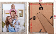 Load image into Gallery viewer, Gallery Wall-Ready Set of 12 Rustic 8x10 Picture Frames - Easy Display Options