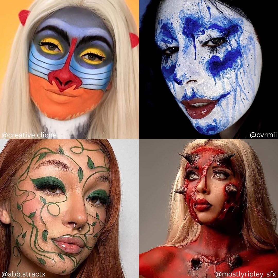 Magnetic 8-Color Refillable Face & Body Paint Palette - Professional Quality