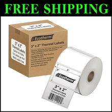 Load image into Gallery viewer, Versatile 3" x 2" Thermal Labels - 4 Rolls, Ideal for Zebra &amp; Print Applications
