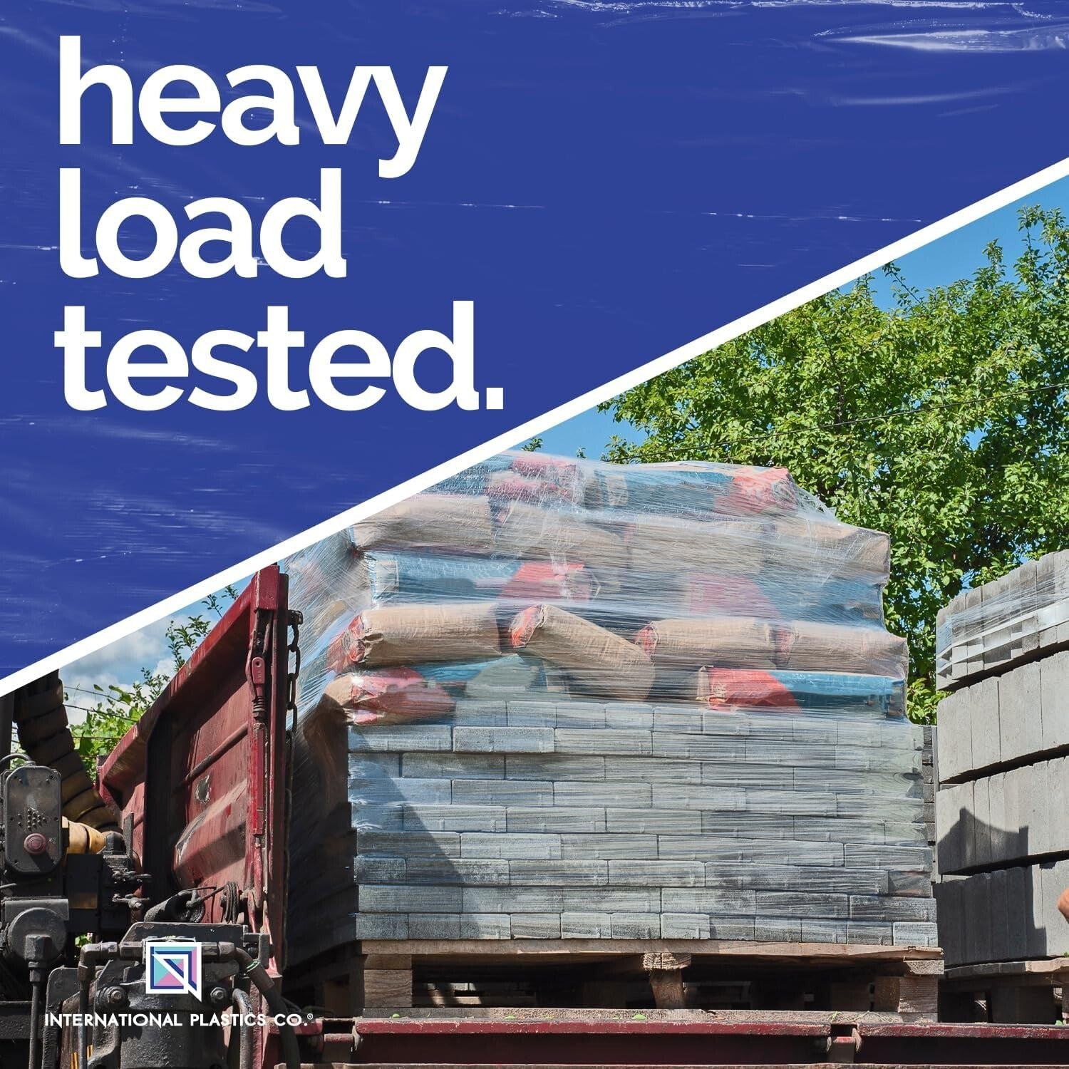 15" Plastic Stretch Film Wrap with Extended Handles - 1200ft Heavy-Duty Pack