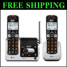 Load image into Gallery viewer, DECT 6.0 Cordless Phone System - 2 Handsets, Call Blocking &amp; Answering Machine