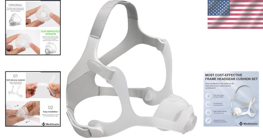 Adjustable Silicone WISP Frame Set with Improved Cushion & Quick-Release Clips