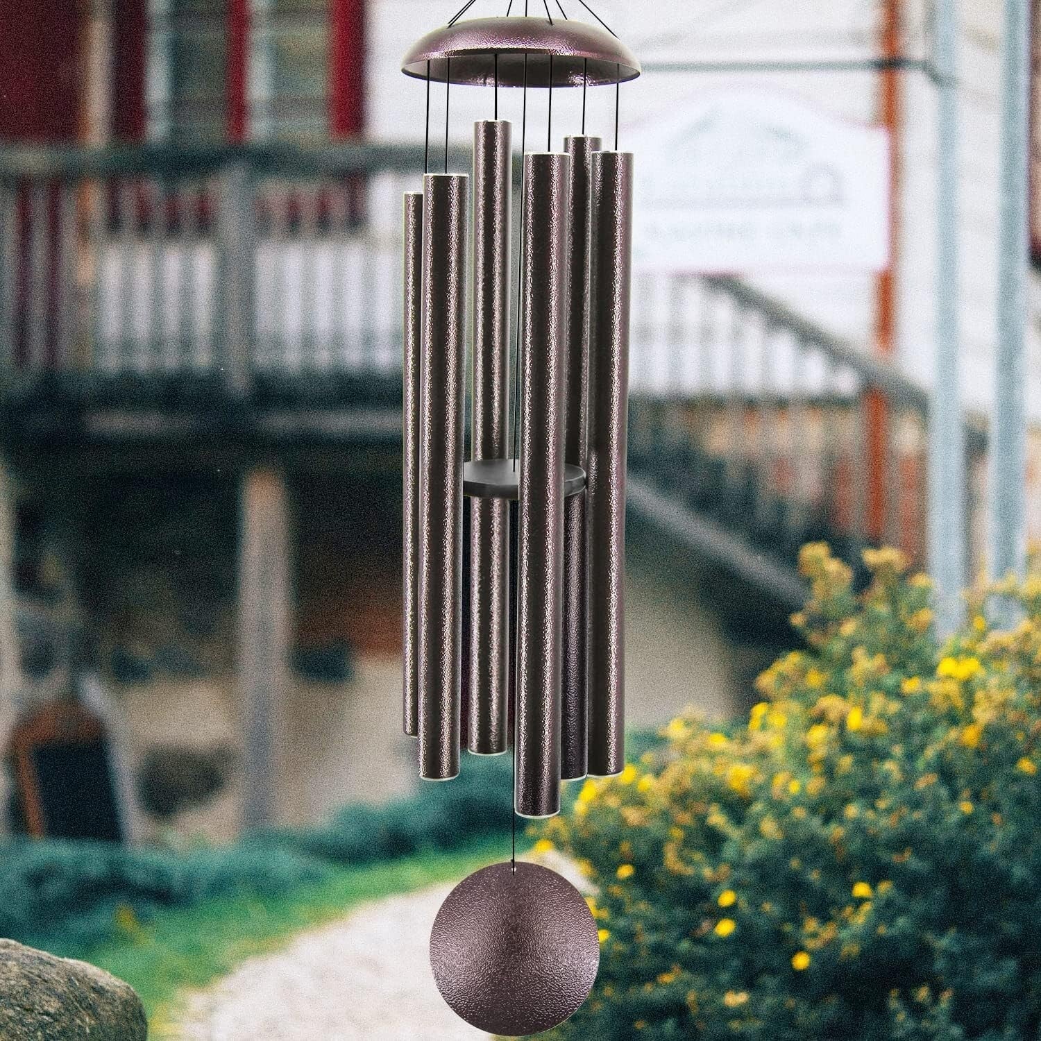 Elegant 60-Inch Deep Tone Wind Chimes - Perfect Outdoor Decoration Gift