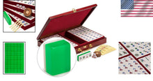 Load image into Gallery viewer, Classic Mahjong Game Set: 148 Scratch-Resistant Tiles in a Stylish Wooden Case