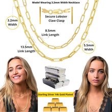 Load image into Gallery viewer, Versatile Sterling Silver Chain Necklace - Gift-Ready and Customizable Lengths