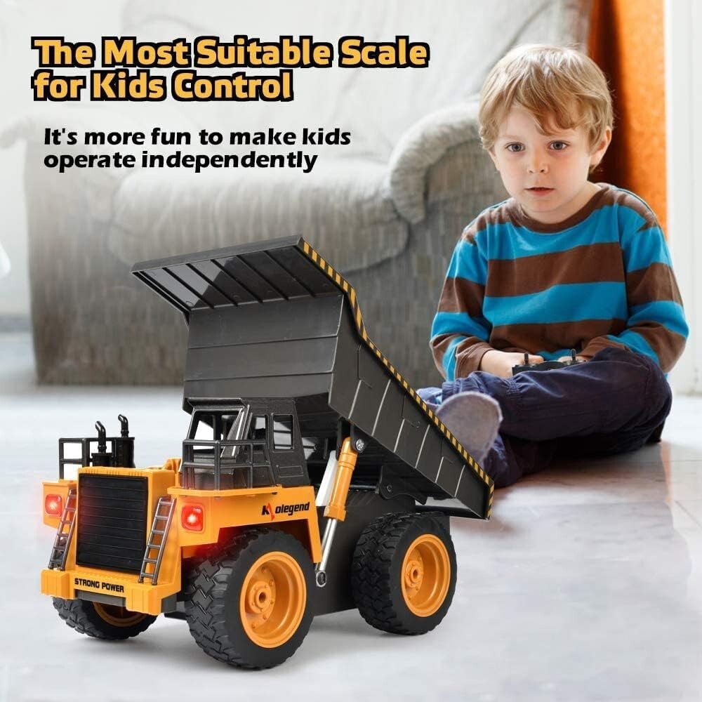 4WD Remote Control Dump Truck with Realistic Design – Perfect Gift for Kids