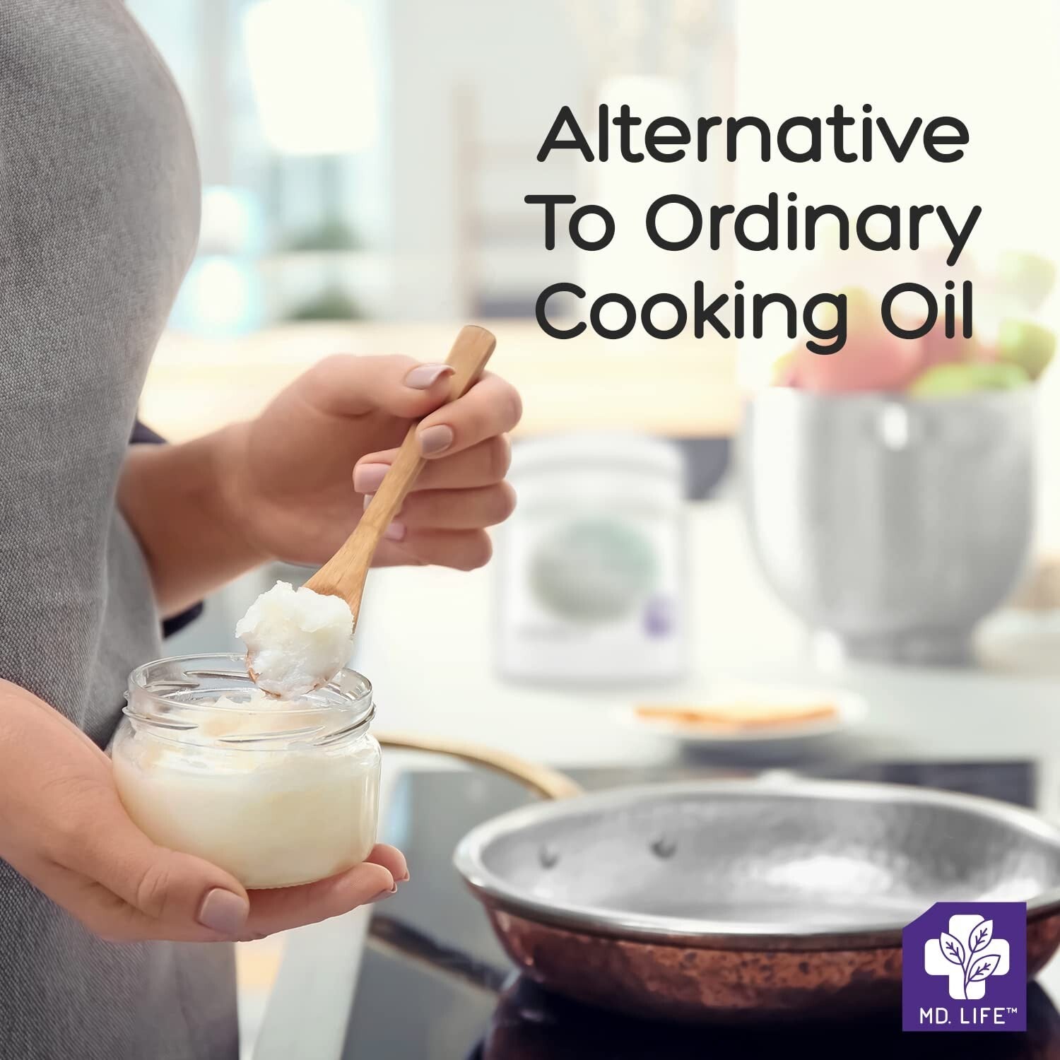 Food Grade MD. Life Pasture-Raised Beef Tallow - Versatile for Cooking & More