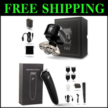 Load image into Gallery viewer, Versatile Pitbull Gold PRO 5-in-1 Shaver: Wet/Dry, Lightweight &amp; Travel-Friendly