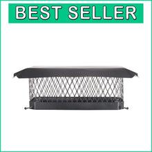 Load image into Gallery viewer, 9" x 18" Exterior Mount Chimney Cover - Enhanced Draft &amp; Weather Protection
