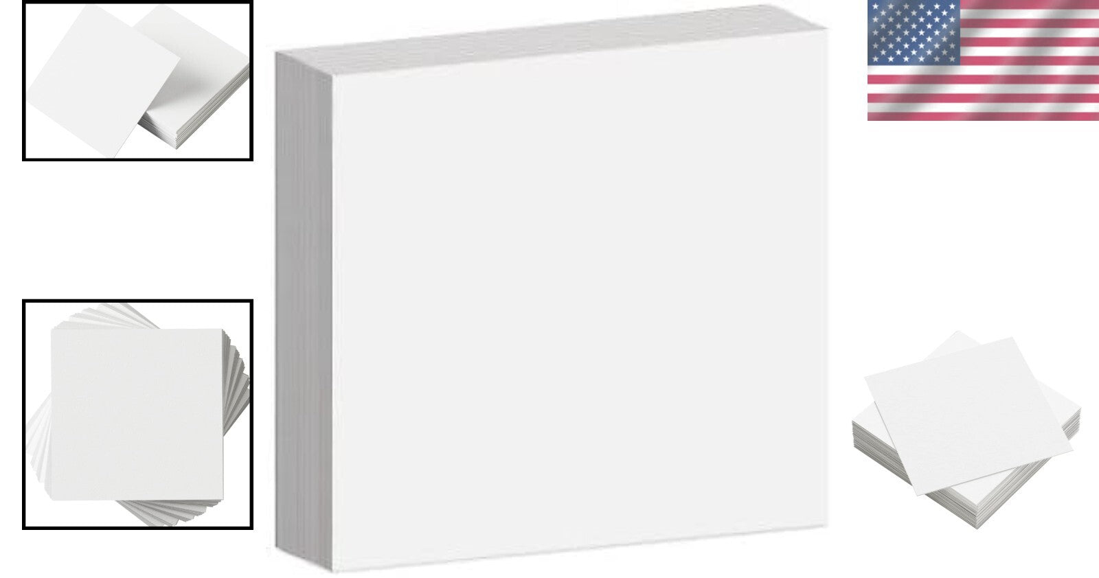 Durable 110 lb White Cardstock - 100 Count 12x12 Inches for Creative Projects